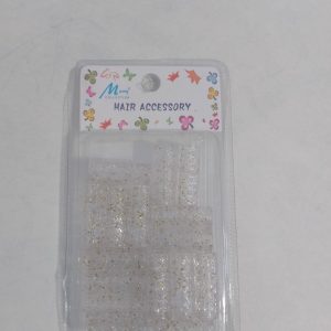 HAIR BEADS SILVER MIXED